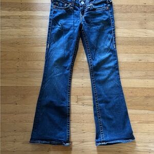 True Religion Women Size 28 Low Rise Flare Jeans